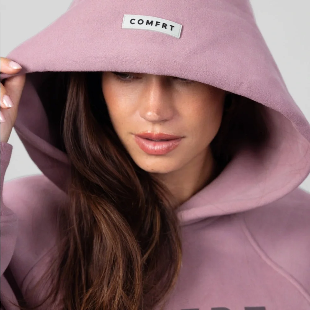 COMFRT Women's Tranquil Orchid Hoodie and Sweatpants - Picture 2 of 7